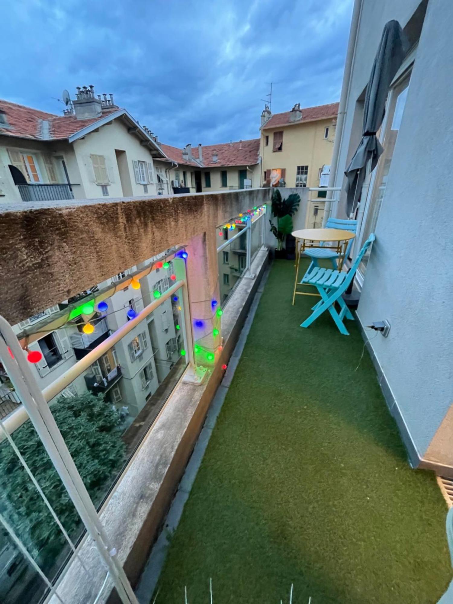 Charmant Studio Climatise Avec Terrasse Ensoleillee Nice Exterior photo